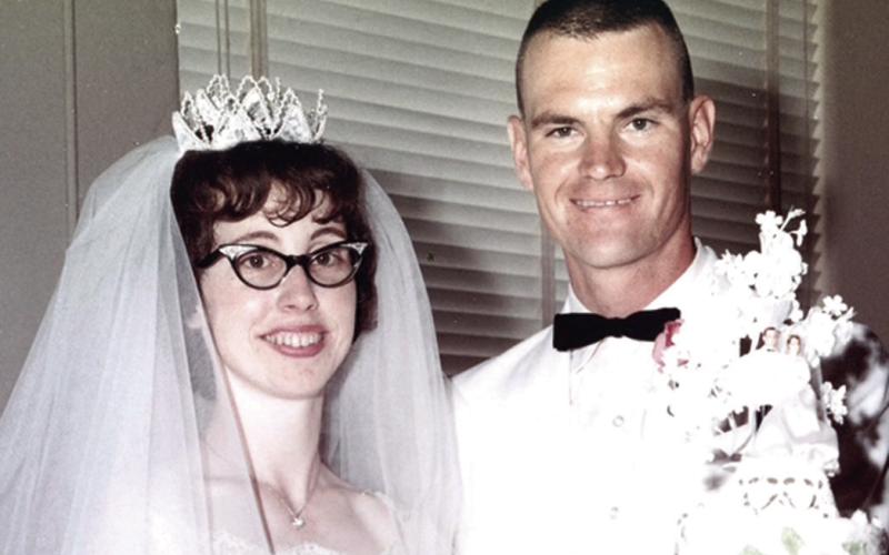 Jim and Lois (O’Malley) Carlson were married July 2, 1966 at St. Bridget’s Catholic Church in Scammon.