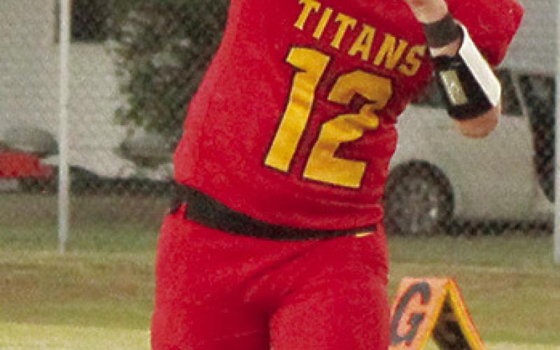 Freshman Quarterback, Jett Tanner, threw for two touchdowns and two, two-point conversions in the Titan Junior Varsity win over Galena, 30-24, Monday at Titans Stadium.