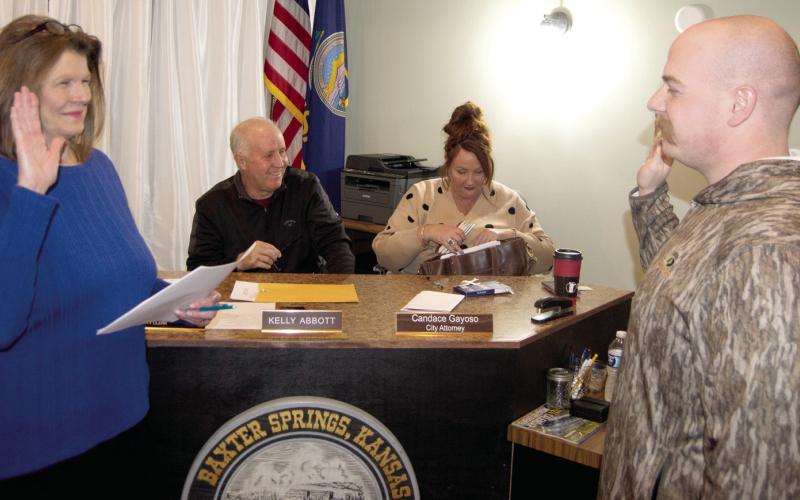Newly appointed Baxter Springs City Council