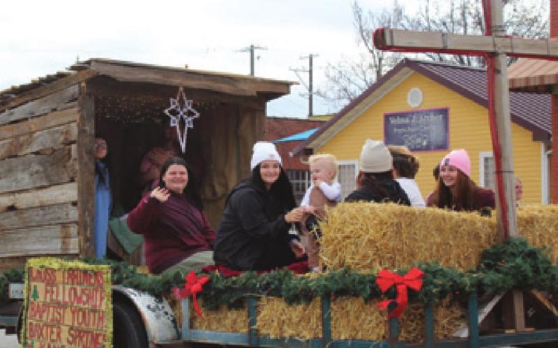 Fellowship Baptist Church placed third in the religious float category during the Baxter Springs Chamber of Commerce Christmas Parade.