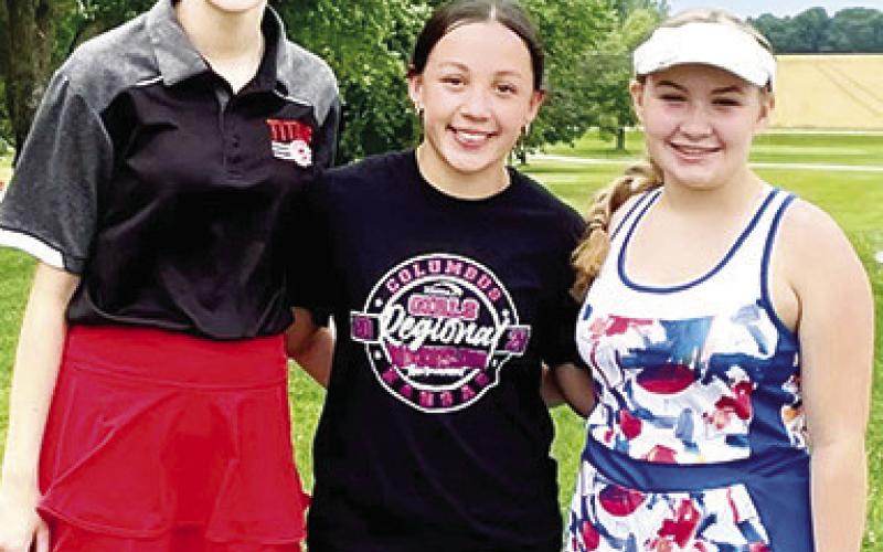 Junior Rec Golf Tourney winners