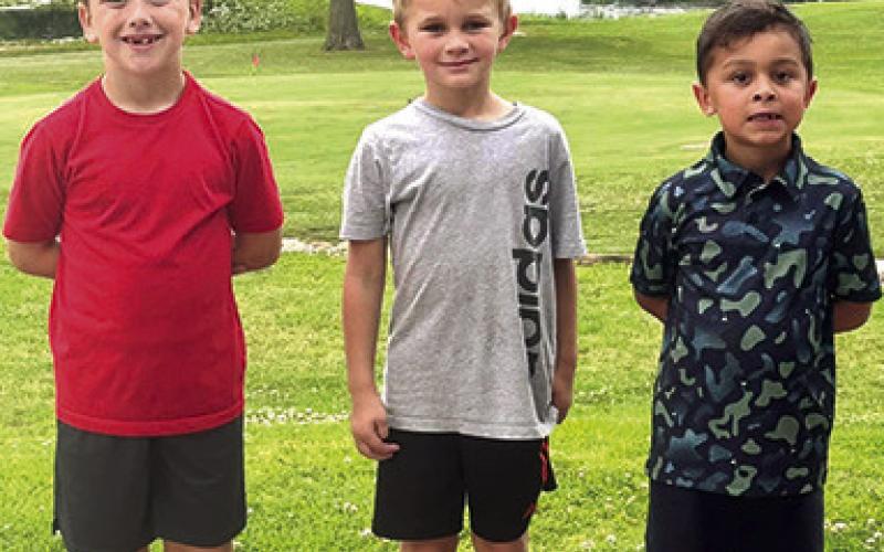 Junior Rec Golf Tourney winners