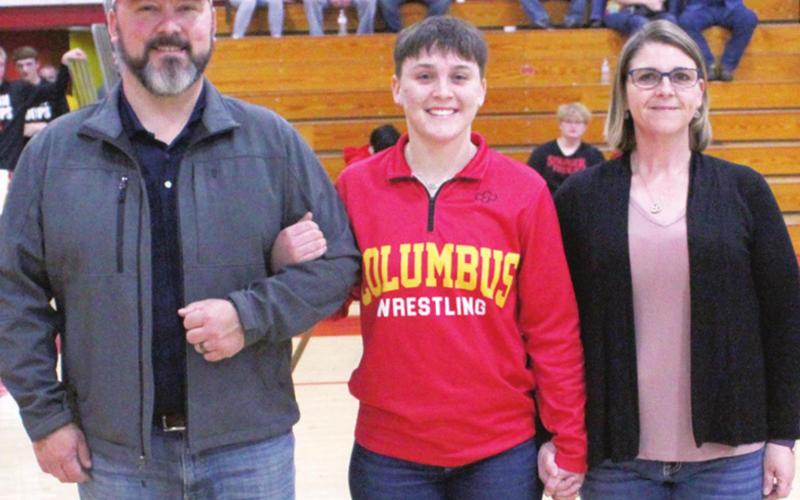 Wrestling Seniors recognized