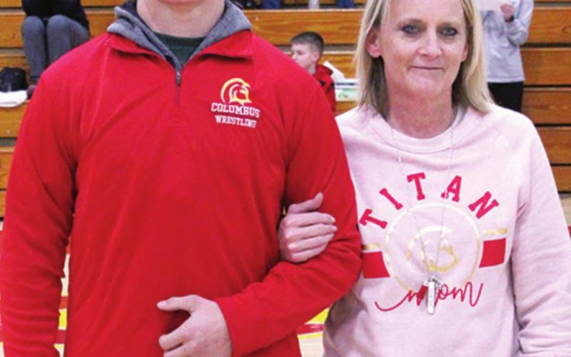 Wrestling Seniors recognized