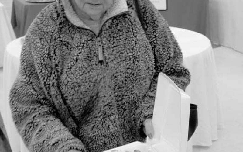 Janet Flower attended the annual St. Bridget’s Cookie Walk recently. There were many cookies and candies to choose from making selection difficult.