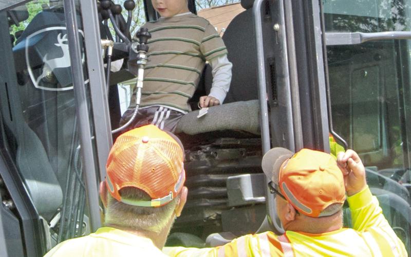 Touch a truck day at Park School