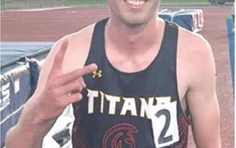 Levi Simpson, Titan Junior, will be making his third trip to the Kansas State Track and Field Meet, Friday and Saturday in Wichita after placing second in the Class 3A Regional 800 Meter Run.
