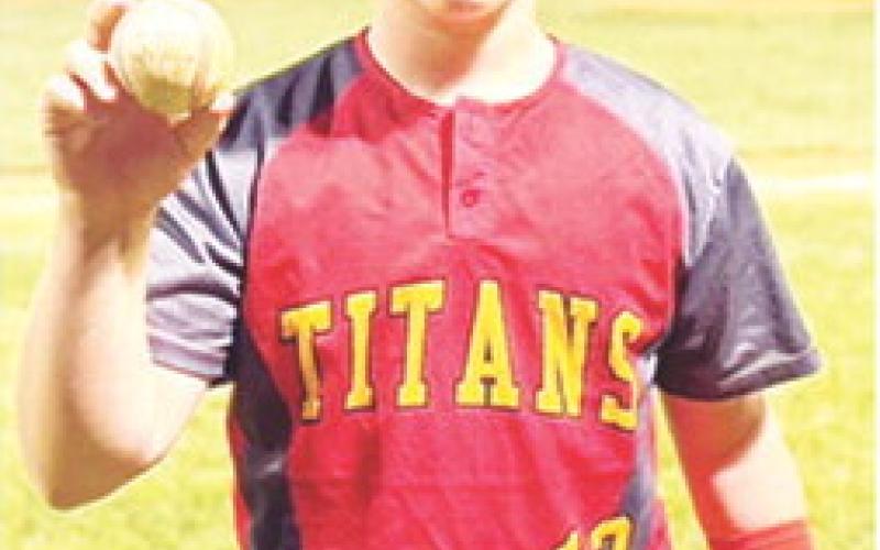 Kash Spear, incoming Titan Sophomore, knocked a two-run homer for the Columbus Junior Babe Ruth Team, Friday, in their 12-3 win over Neodesha, on Bomber Field at the Columbus Community Field Ball Park. Courtesy photo.
