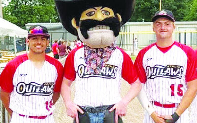 Local ball players join Outlaws