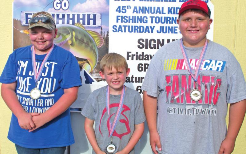 West Mineral Eagles’ annual fishing tournament winners