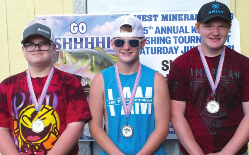 West Mineral Eagles’ annual fishing tournament winners