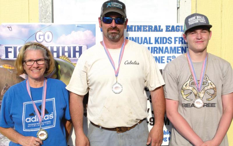 West Mineral Eagles’ annual fishing tournament winners