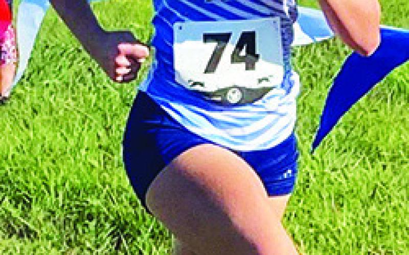 Tucker Sutton, and Kendyl Renn ran in the Three Rivers League Meet at Central Heights, Saturday. Photos by Denise Burns