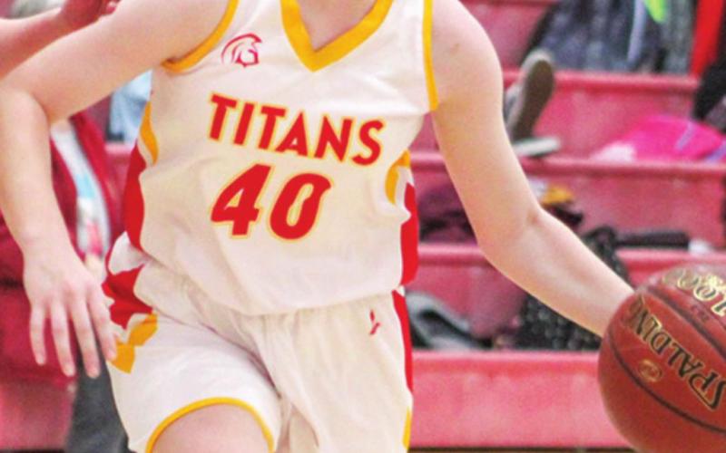 Bentley Townsend and the Lady Titan Seventh Grade Basketball Team will be playing for third place in the CCCJ League Tournament, Thursday at Girard against Galena. Tip-off will be at 4 p.m. The Central Eighth Grade Team will play for third at 5 p.m. against St. Mary’s-Colgan.