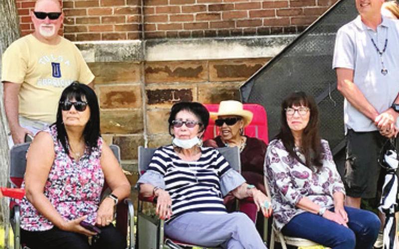 Ceremony held at Johnston Public Library to honor Charles Button