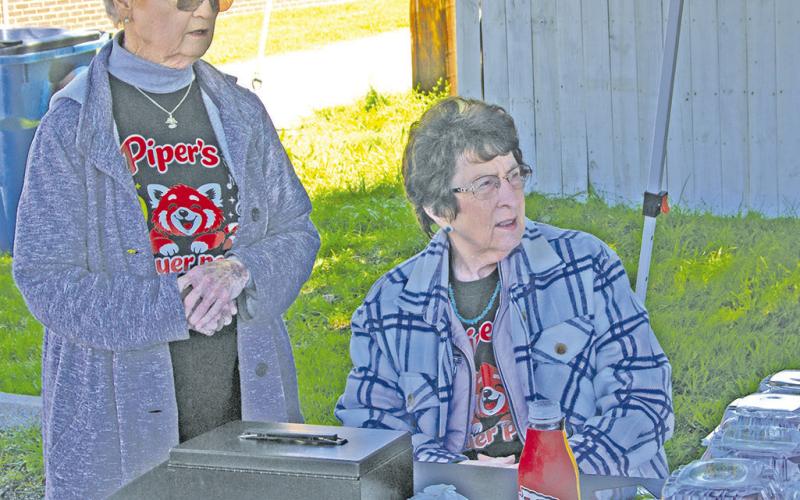 First Methodist Church members in Baxter Springs hosted a spoonburger fundraiser for Piper Weeks. Weeks has been diagnosed with Ewing Sarcoma.
