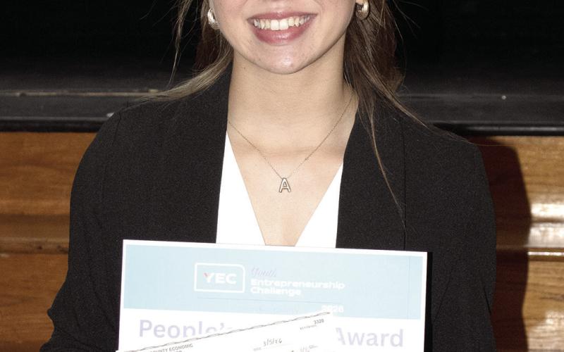 Allison Hall placed fourth and received the People’s Choice Award for her business Allie’s Sourdough &amp;amp; Sweets. She provided samples of her products for the judges. Photos by Thomas Niegisch