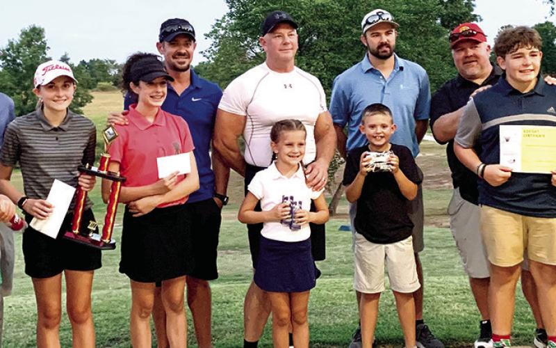 Jr Golf Youth-Adult Scramble winners