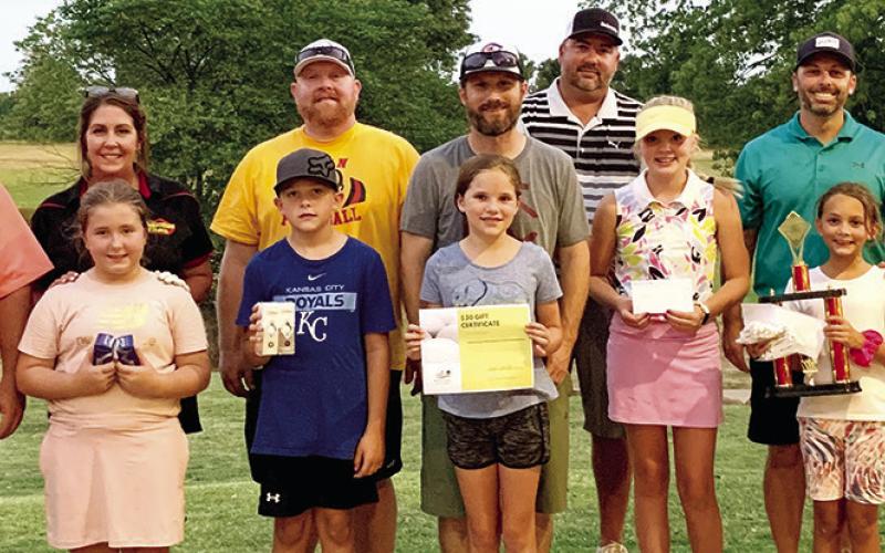 Jr Golf Youth-Adult Scramble winners
