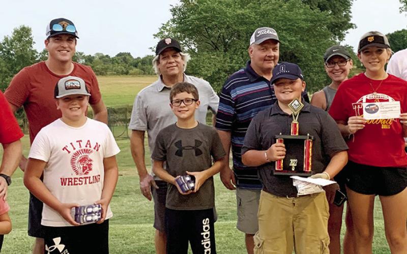 Jr Golf Youth-Adult Scramble winners