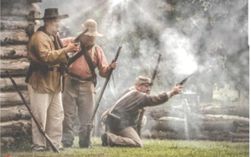 The 162nd anniversary of Quantrill’s Attack on Fort Blair will again be held on the grounds of the Baxter Springs Heritage Center and Museum. People will be dressed period costumes and there will be demonstrations and battle reenactments. Courtesy photo.