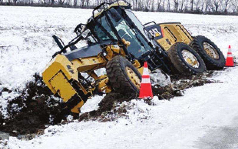The recent snow storm caused dangerous conditions