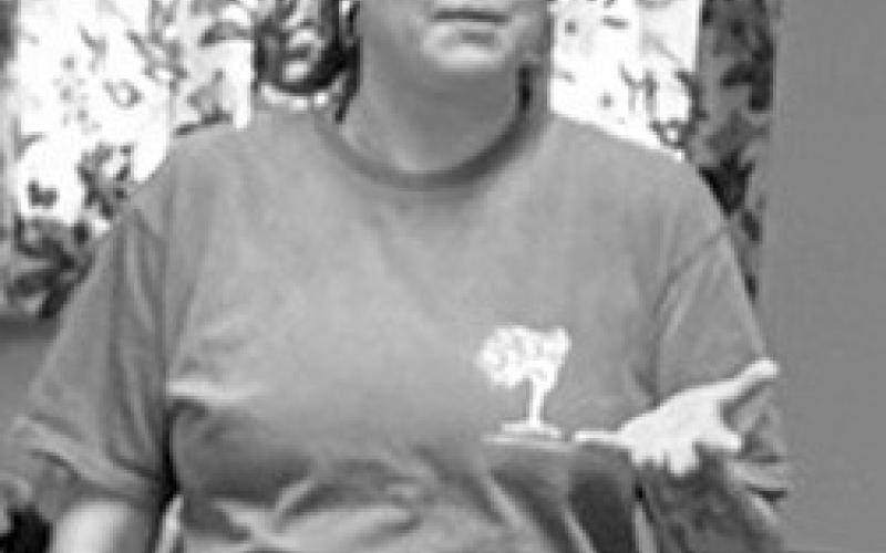 Makiahlah Stover taught members of the Retired School Personnel dance moves at their April 17 meeting. Courtesy photo.