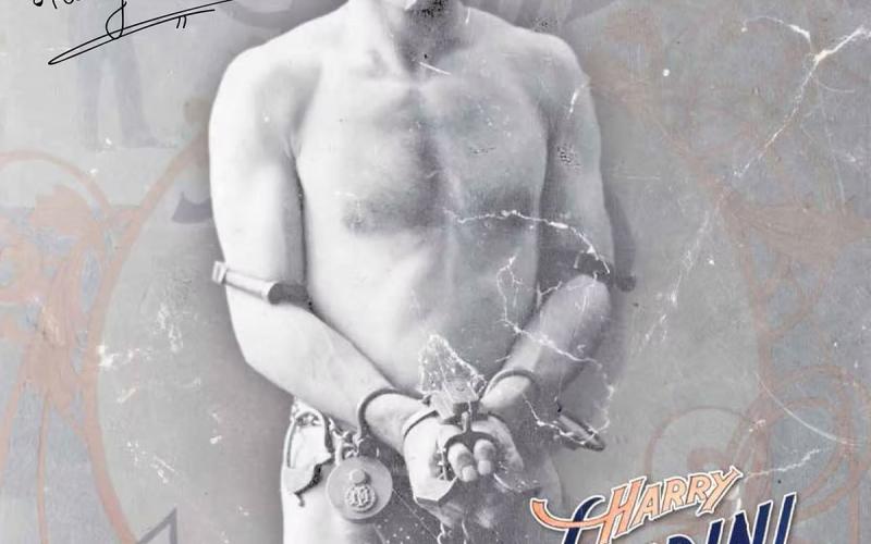 Magazine cover featuring Harry Houdini.