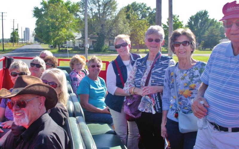 Tour group visits glow, CD festival