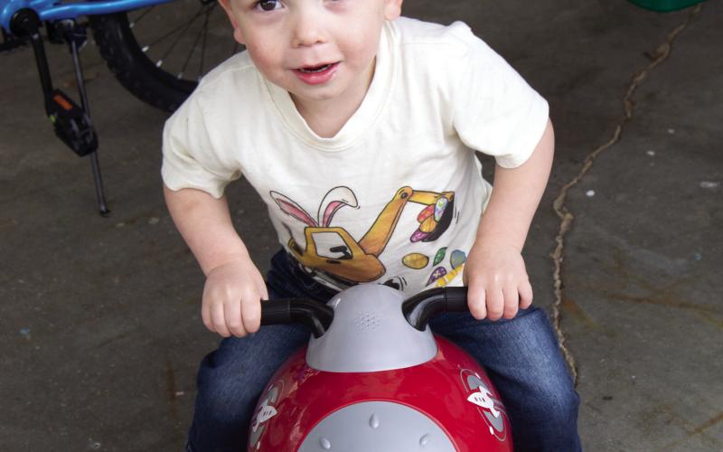 Two-year-old Luca Knight