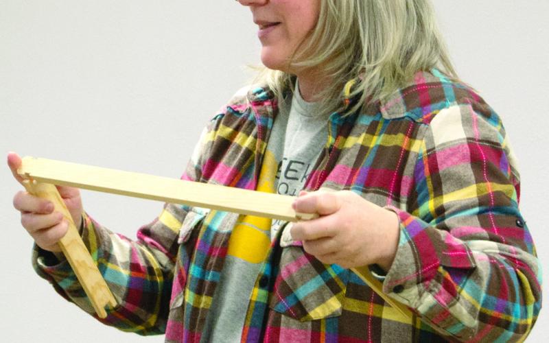 Speaker Jann Amos, Master Beekeeper, from Webb City, Missouri gave advice to those interested in becoming beekeepers, drawing on his experience and the mistakes he made.
