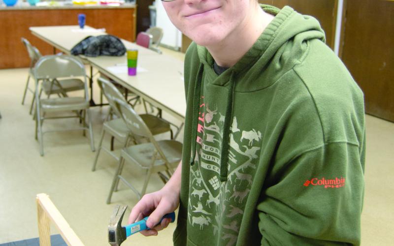 Noah Schultz was one of two scholarship winners this past year. He received a complete set of startup equipment and the help of a mentor for his first year. Ayla Moore also received a scholarship from the club.