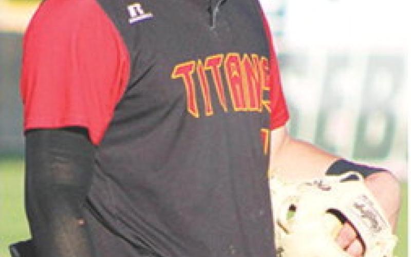 Senior, Jack Vilela, threw five innings with no hits and no runs to earn the win on the mound in the Titans 4-3 victory over Lamar, Mo. Thursday, at Pittsburg State University.