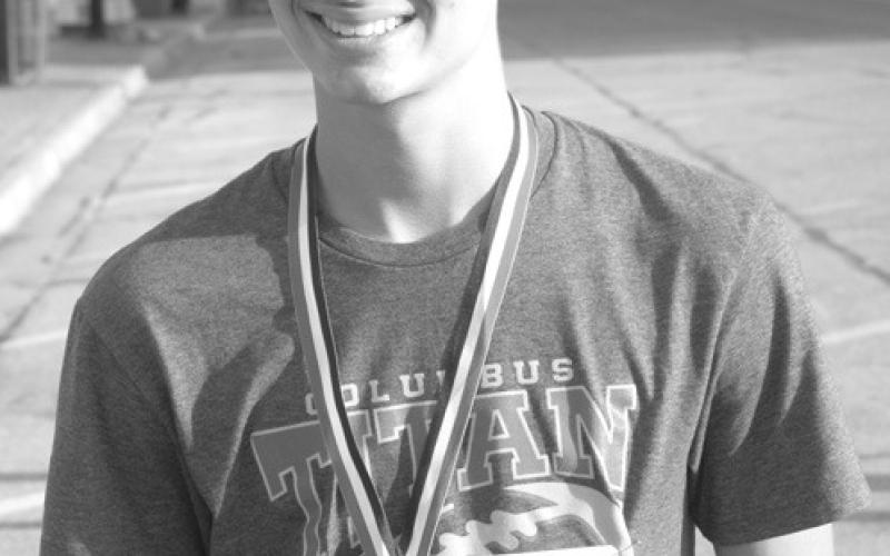 Braxton Buergin, Columbus won the male under 19 division of the 2024 Columbus Day 5K run. In a time of 25:06.