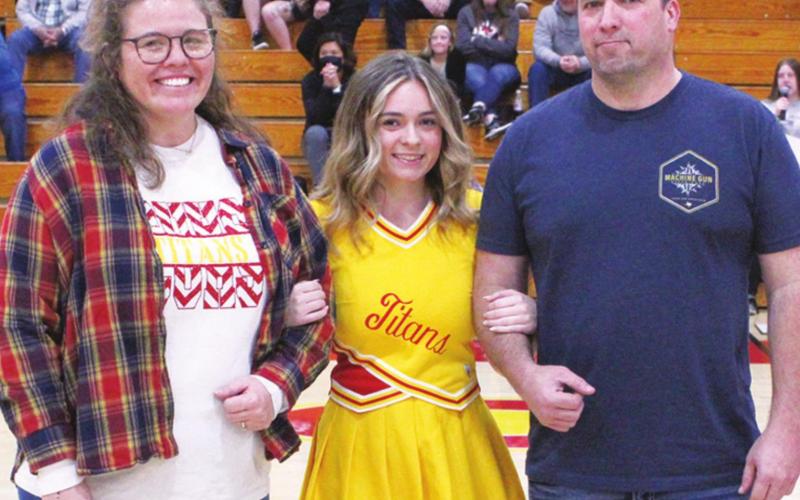 Spirit Squad Seniors recognized