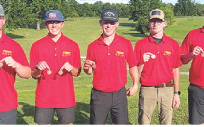 The Columbus TItan Golf Team took third place in their home tournament, Monday, at Brush Creek Golf Course. Senior, Kanyen Smith placed third individually and sophomore, Easton Long, took fifth place for the Titans. Rounding out the 2025 Columbus Team are: Lemmie Stone, Hunter Ruddick, and Zane Gray.