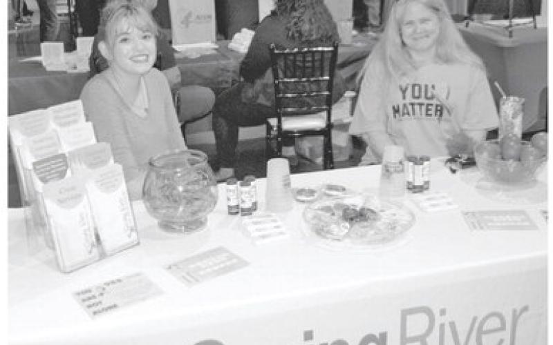 Spring River Mental Health had a booth at the Business EXPO and health fair held by the Columbus Chamber of Commerce. Local businesses and agencies presented information and discussed services with those in attendance.