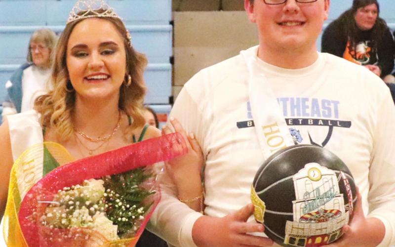 Basketball Homecoming Queen and King