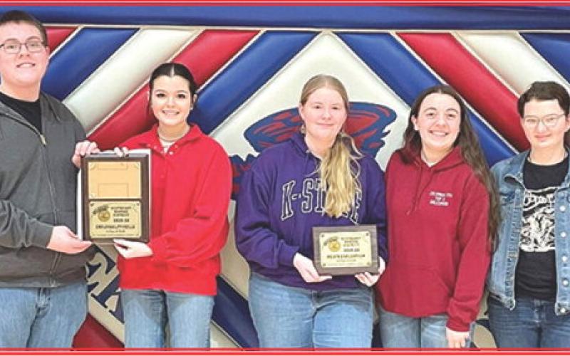 The Columbus Unified High School Employability Skills nd Meats team competed in the Southeast District Contest recently. Team members are: Faith Williams, Trenton Lacen, Isaac Johnson, Emma Duling, Addison Cook, Ava Allison and Britni Rooney. CUHS FFA Sponsor is KC Youngblood. Courtesy photo.