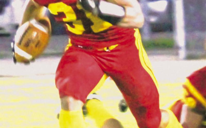 Jace McDown on the field during his time with the Columbus Titans.