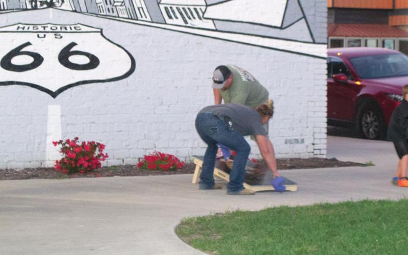 Chamber business encourages cornhole players to gather