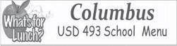 Columus USD 493 School Menus