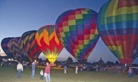 Balloon glows offer a spectacular site to those in attendance. They light up the night sky with an array of bold colors.