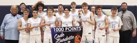 Burdette joins 1000 point club