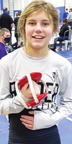 State wrestler has local ties