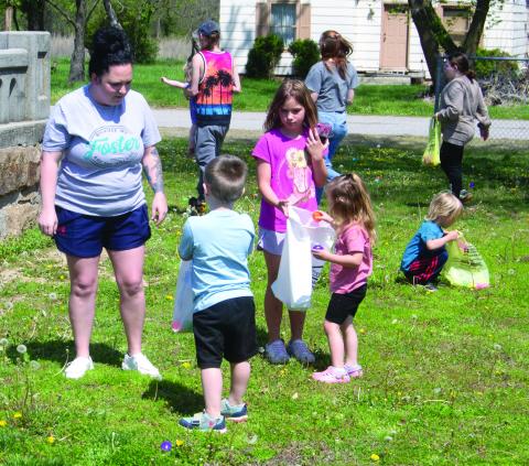 The hunt for Easter eggs got an early start in Weir. Youngsters headed to the Weir park April 12 for the first hunt of the season.