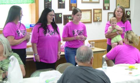 Family and friends of Emily Popejoy helped plan and organize a pulled pork fundraiser at the Columbus 4-H Building July 13. Popejoy, 28, was recently diagnosed with an aggressive type of breast cancer. Funds will be used for treatment and travel expenses.