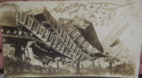 The Columbus Museum is seeking information on this train accident that occurred in the Badger area sometime in 1915. If you have any information contact Doris at the Museum 620-429-2160.