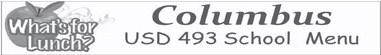 Columus USD 493 School Menus