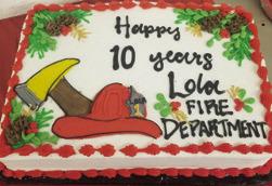 Lola Township Fire Department recently celebrated 10 years as a unit. The group trains regularly to prepare for any situation that may arise in the community. Courtesy photo,